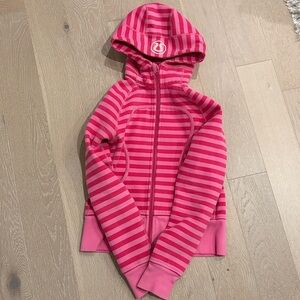 lululemon athletica Pink Striped Sweater